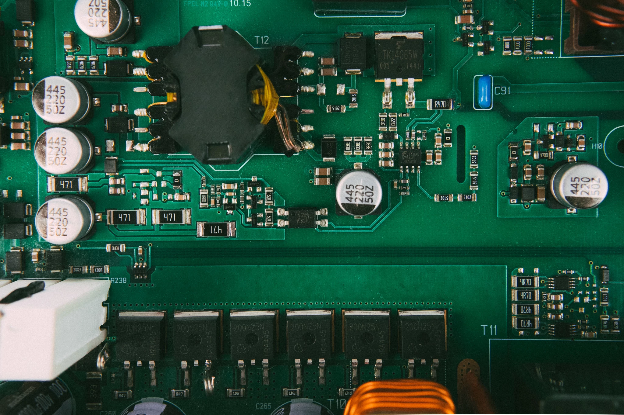 HV flyback DC-DC with optocoupler.